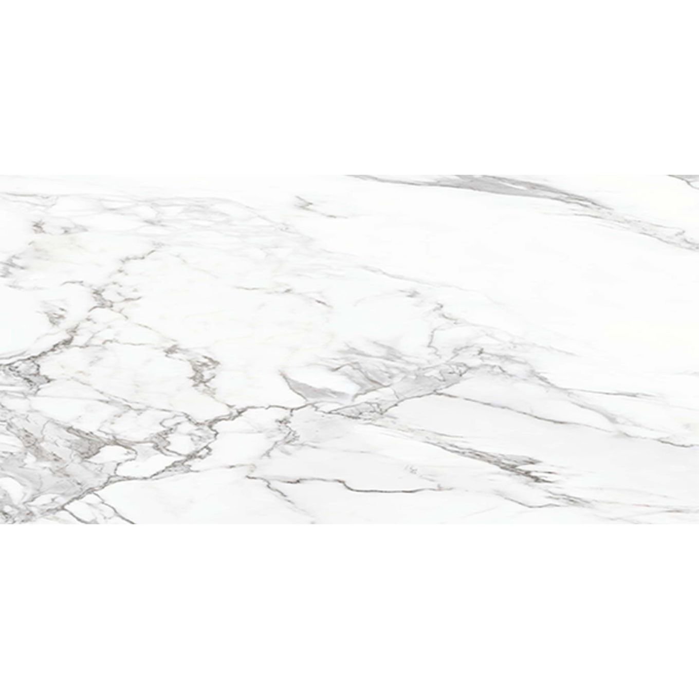 Infinite White Gloss Porcelain Tile 300x600mm