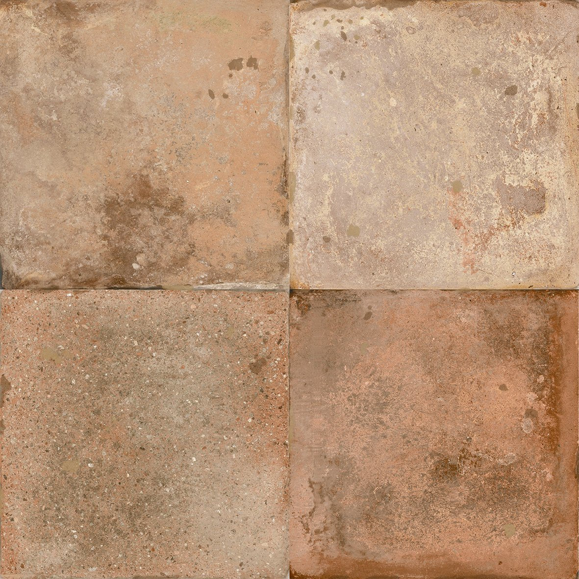 Attica Brown Matt Ceramic Terracotta Tile 450x450mm