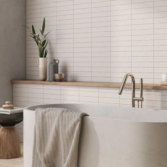 Aurora Greige Matt Porcelain Tile 250x50mm