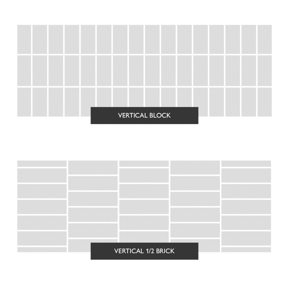 Metro Light Grey Ceramic Brick Tile 100x200mm
