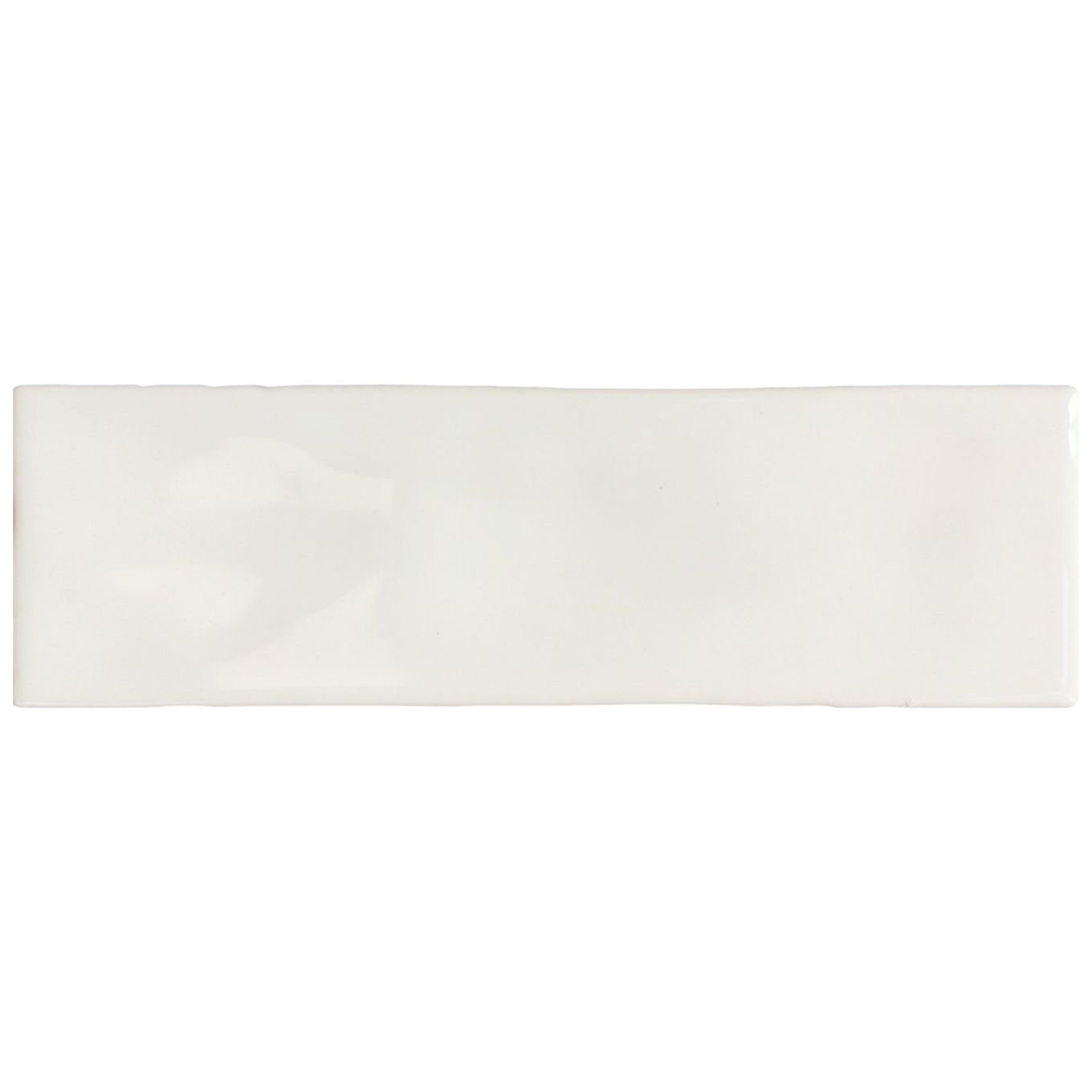 Borneo White Gloss Brick Tile 65x200mm