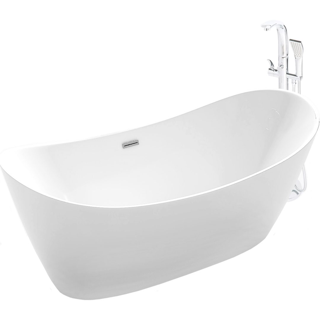 Elegant Haven Dee 1700mm Free Standing 0th Doubled Ended Bath