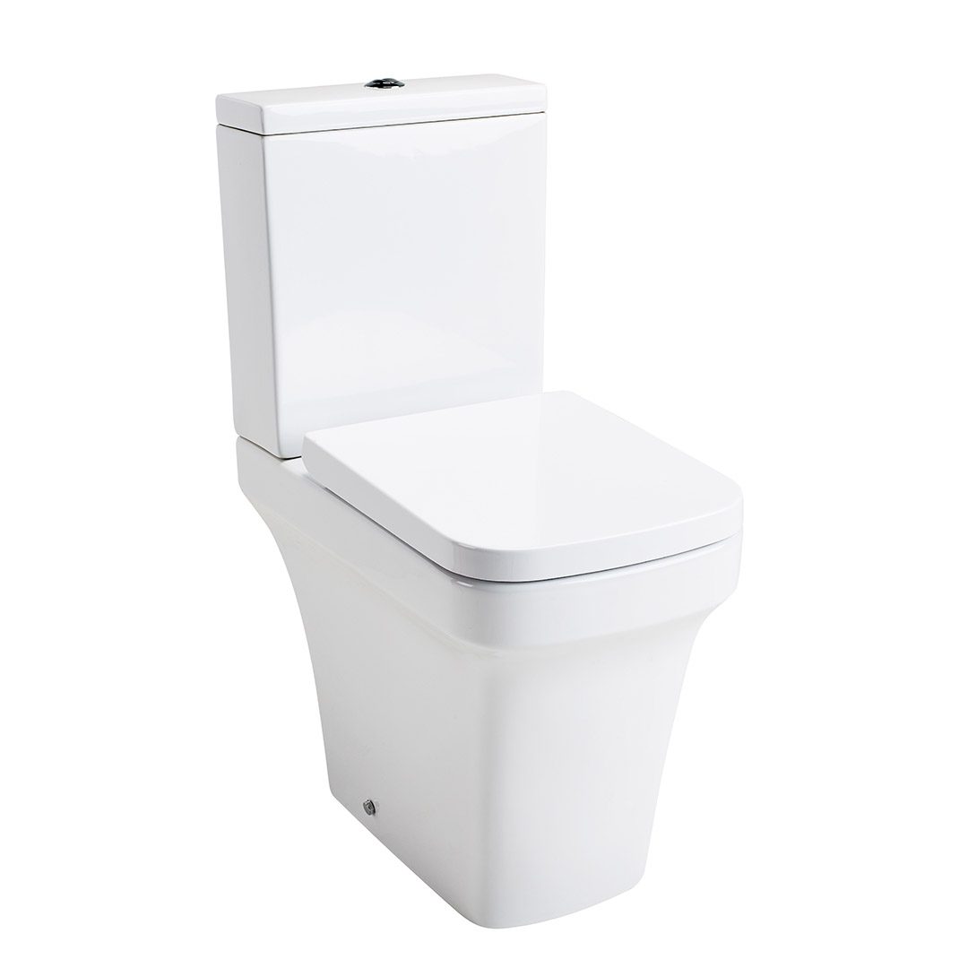 Elegant Haven Iona Comfort Height Close Coupled Short Projection Wc With Cistern And Seat And Cover 35125-35220-