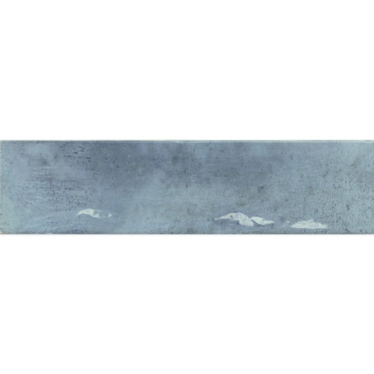 Babylon Blue Gloss Ceramic Brick Tile 246x60mm