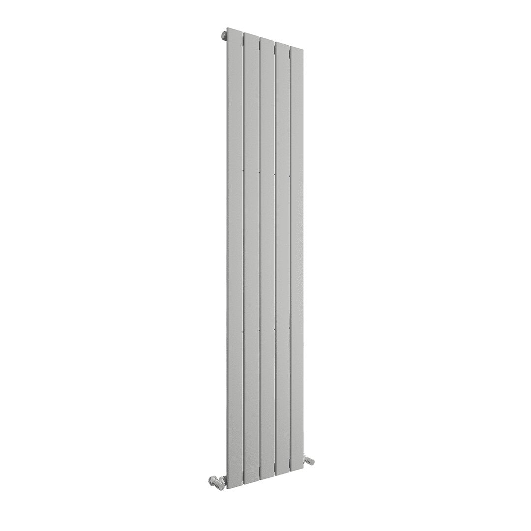 Elegant Haven Lewis 375 X 1800 Light Grey Designer Radiator