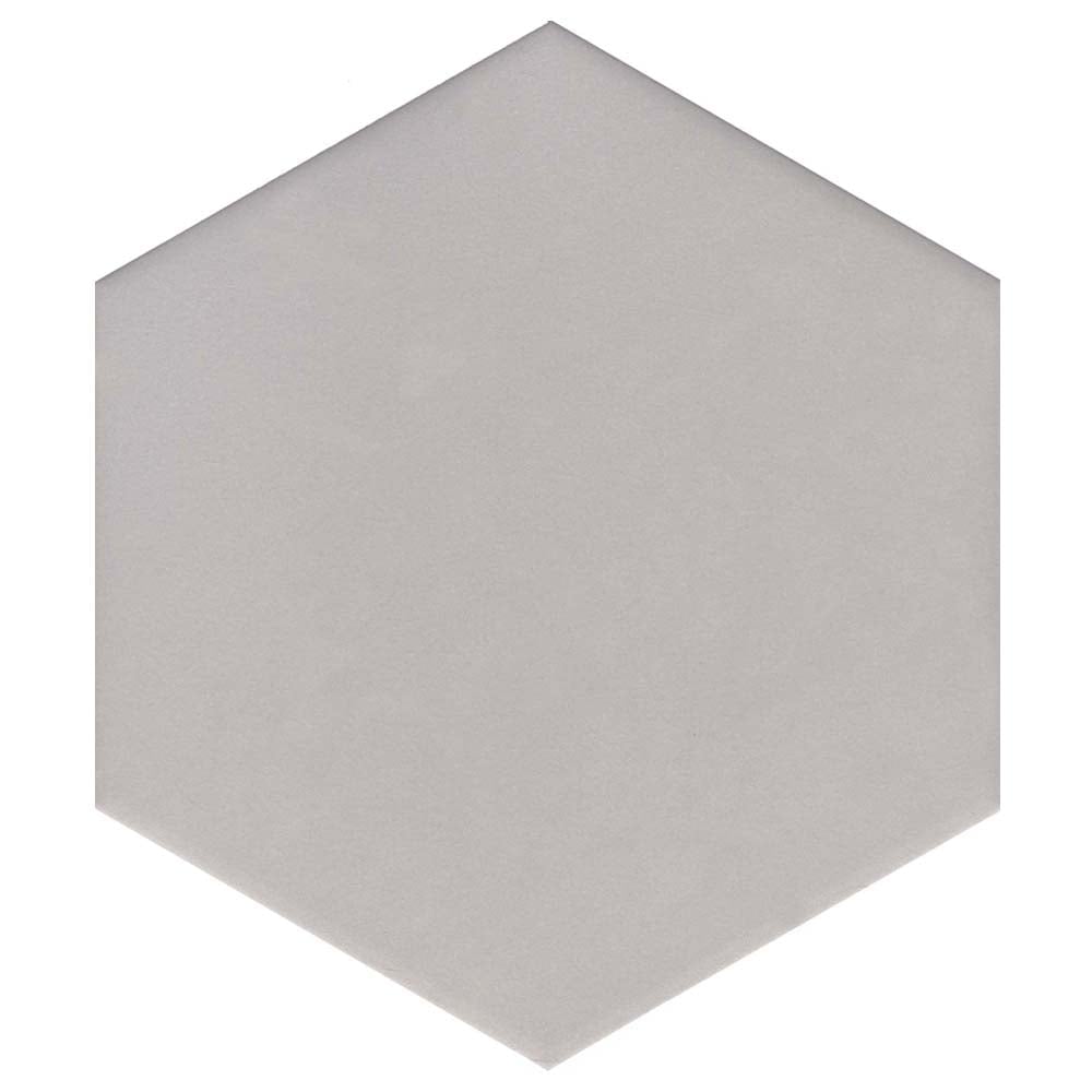 Sayle Matt Silver Hexagon Porcelain Tile 215x250mm
