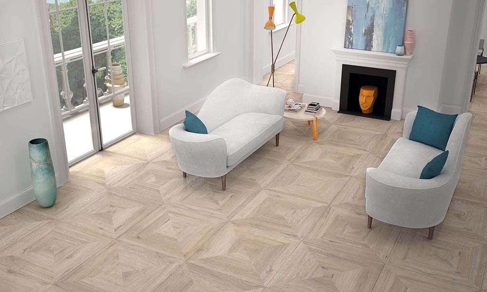 Cello Natural Wood Effect Matt Porcelain Tile 800x800mm