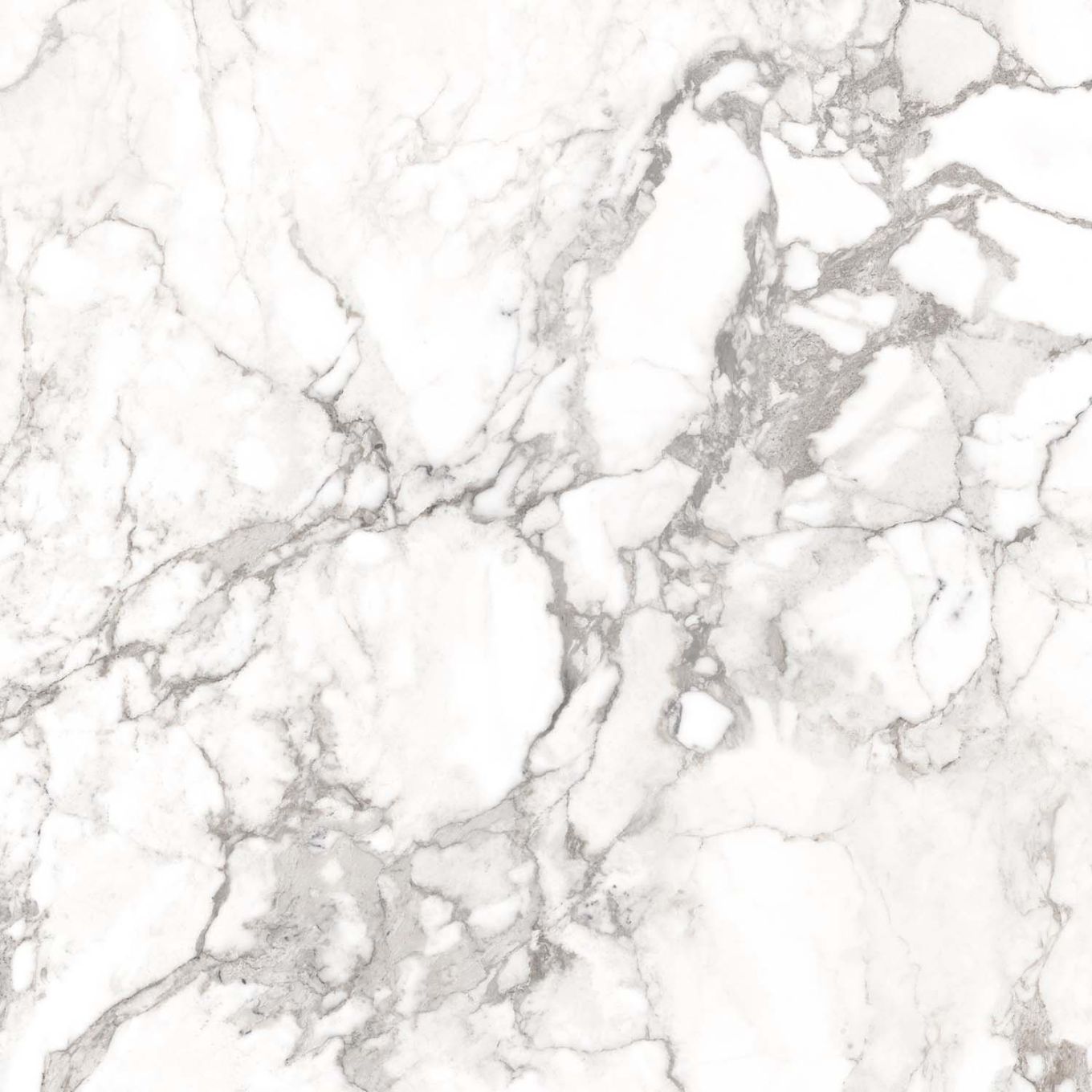 Novara White Polished Porcelain Tile 600x600mm