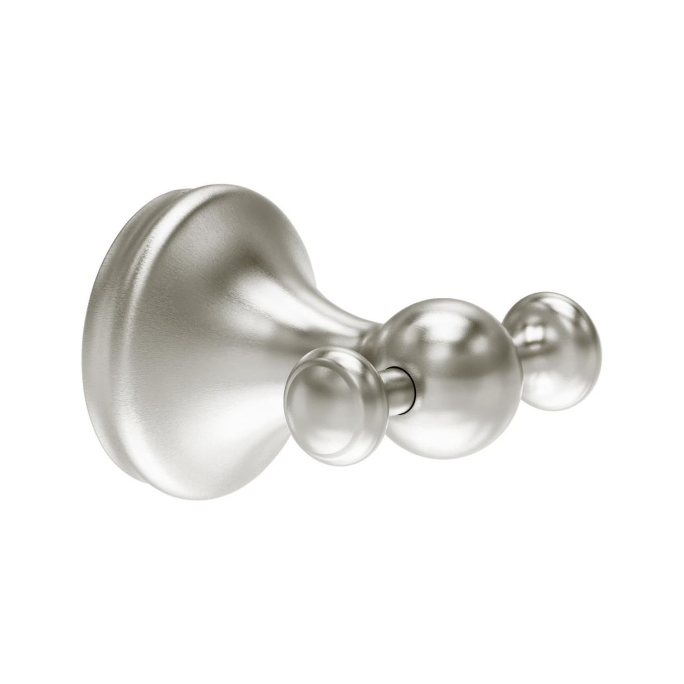 Warwick Brushed Nickel Traditional Double Robe Hook