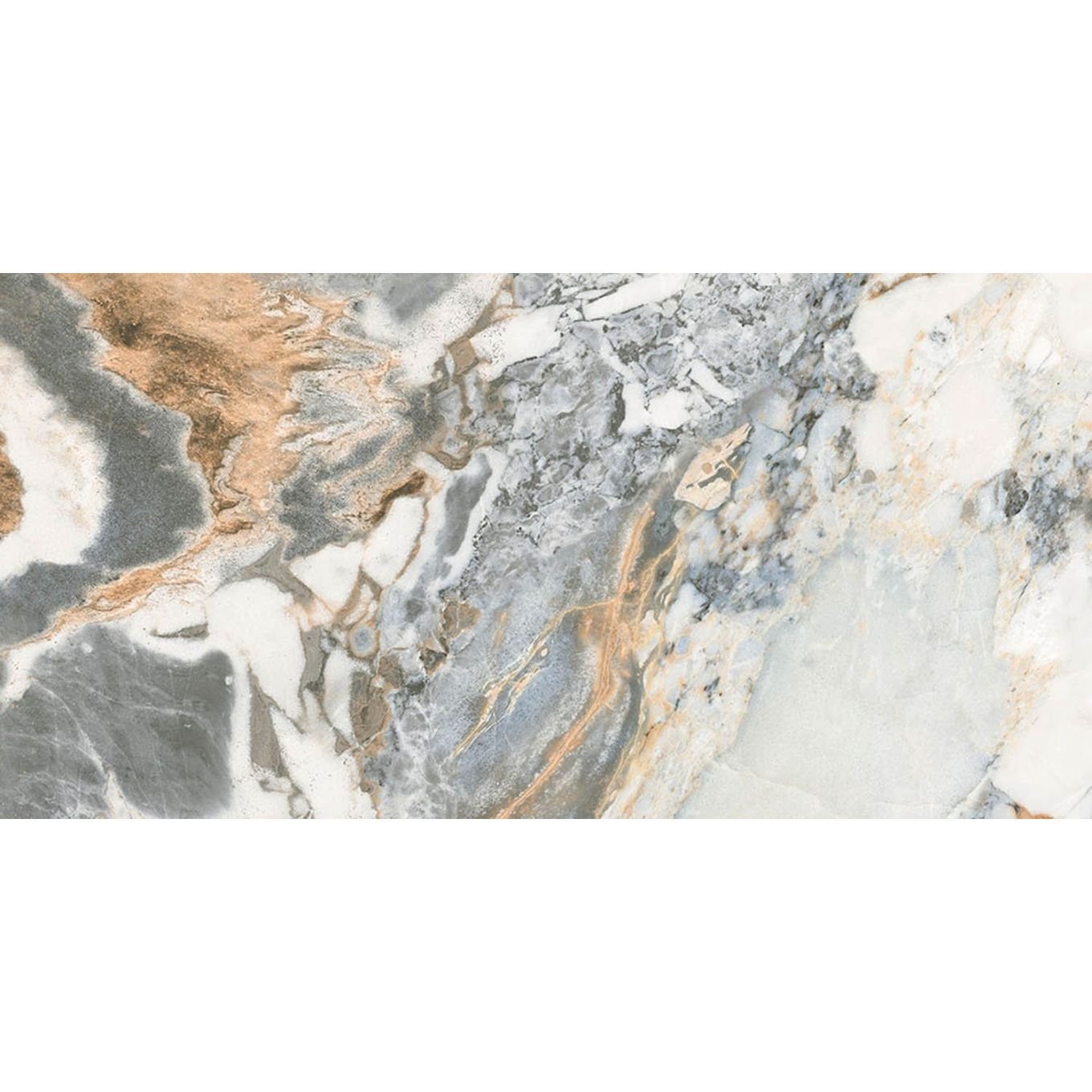 Hansell Blue Matt Porcelain Tile 1200x600mm
