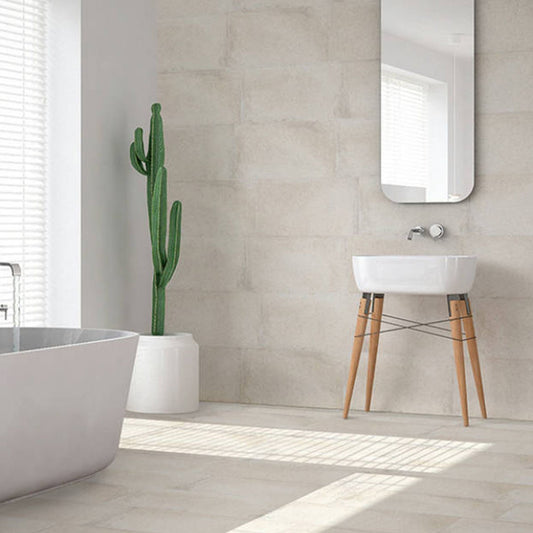 Porta Ivory Porcelain Stone Effect Tile 300x600mm