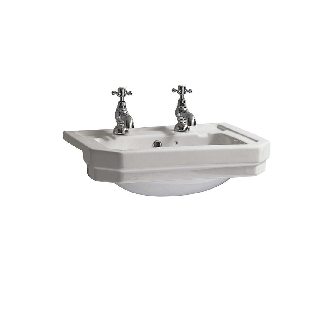 Elegant Haven Dunbar 2 Tap Hole Semi Recessed Basin