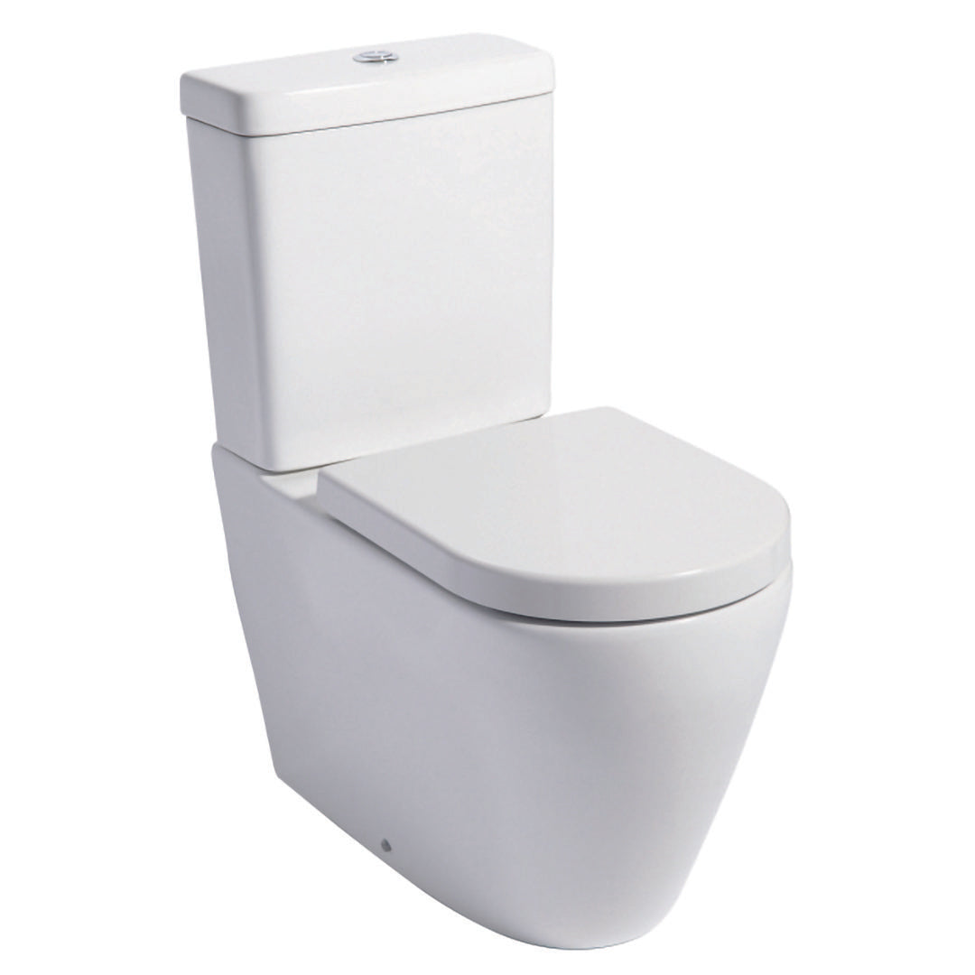 Elegant Haven Jura Close Coupled Wc With Cistern And Luxury Seat And Cover 43121-43220-2