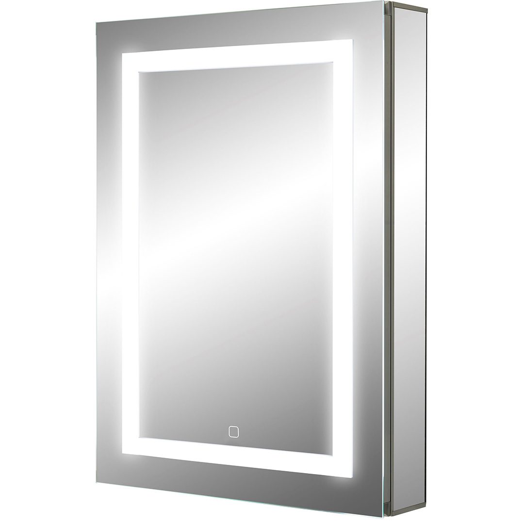 Elegant Haven Harris 500mm 1 Door Led Bathroom Mirror Cabinet