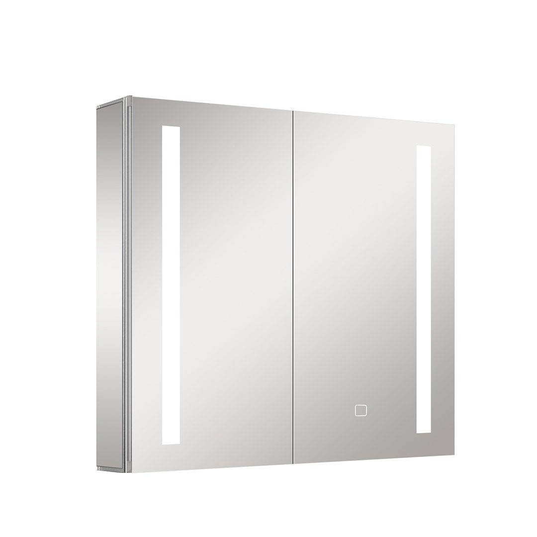 Elegant Haven Comrie 600mm 2 Door Led Bathroom Mirror Cabinet