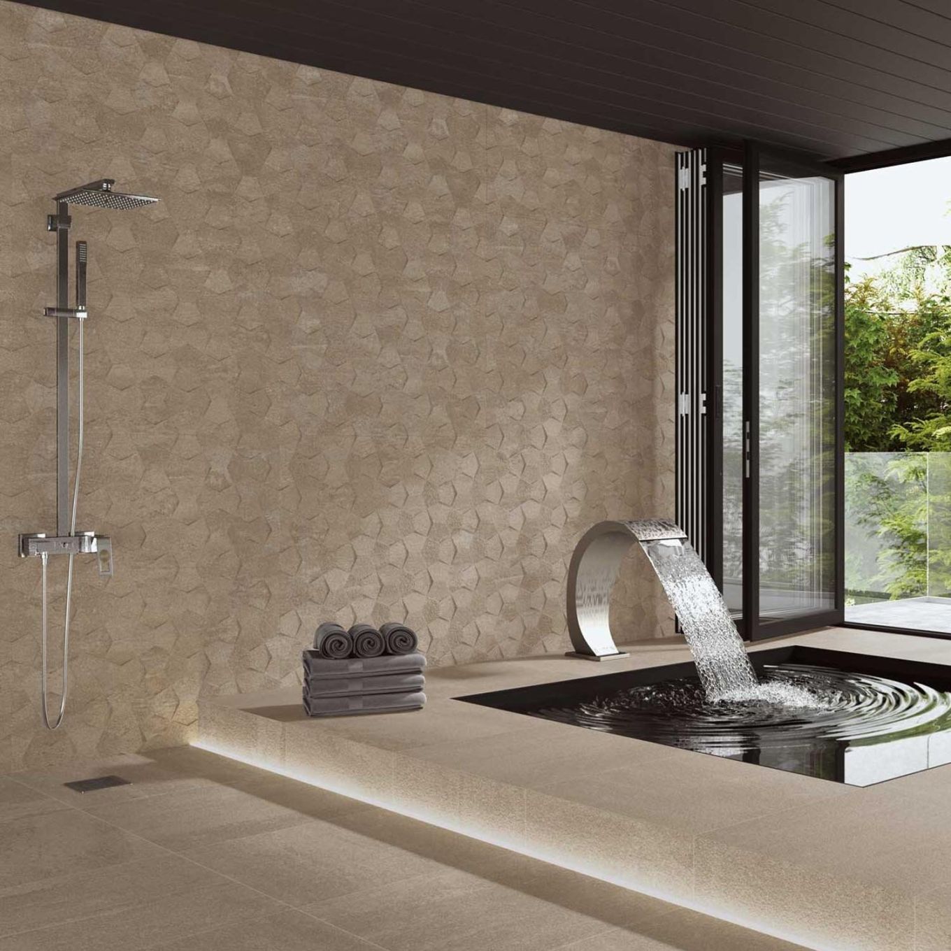 Jupiter Marfil Decor Porcelain Tile 450x900mm