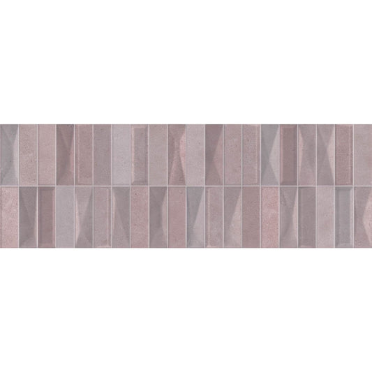 Passetto Rose Decor Gloss Ceramic Tile 600x200mm