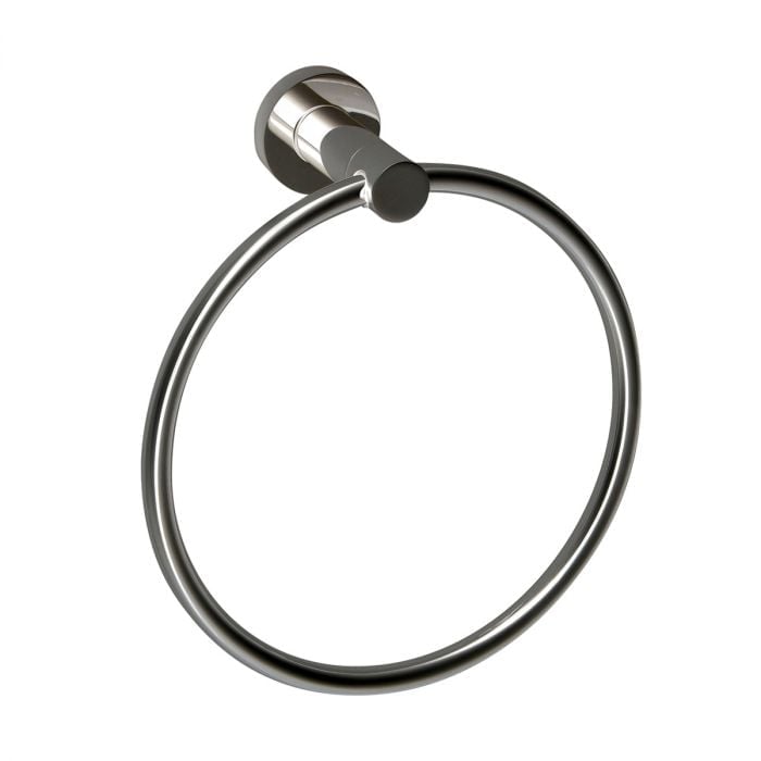 Round Chrome Towel Ring