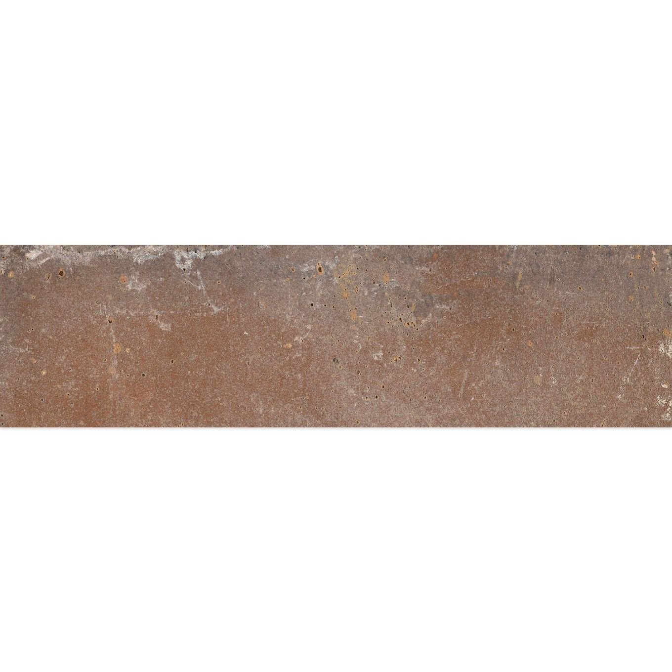 Terraza Red Terracotta Matt Porcelain Brick Tile 280x70mm