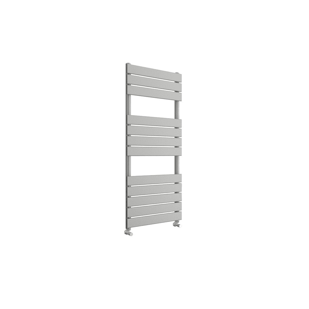 Elegant Haven Troon 500 X 1200 Light Grey Designer Towel Warmer