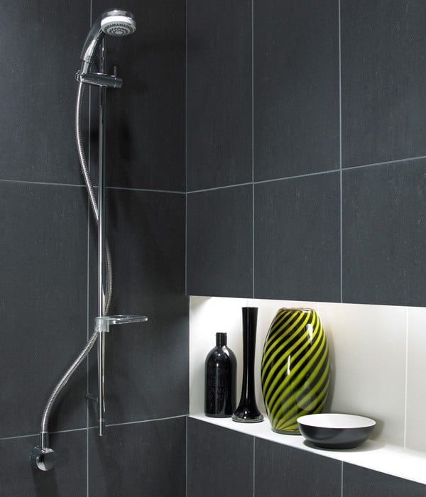 Monarch Black Matt Tile 300x600mm