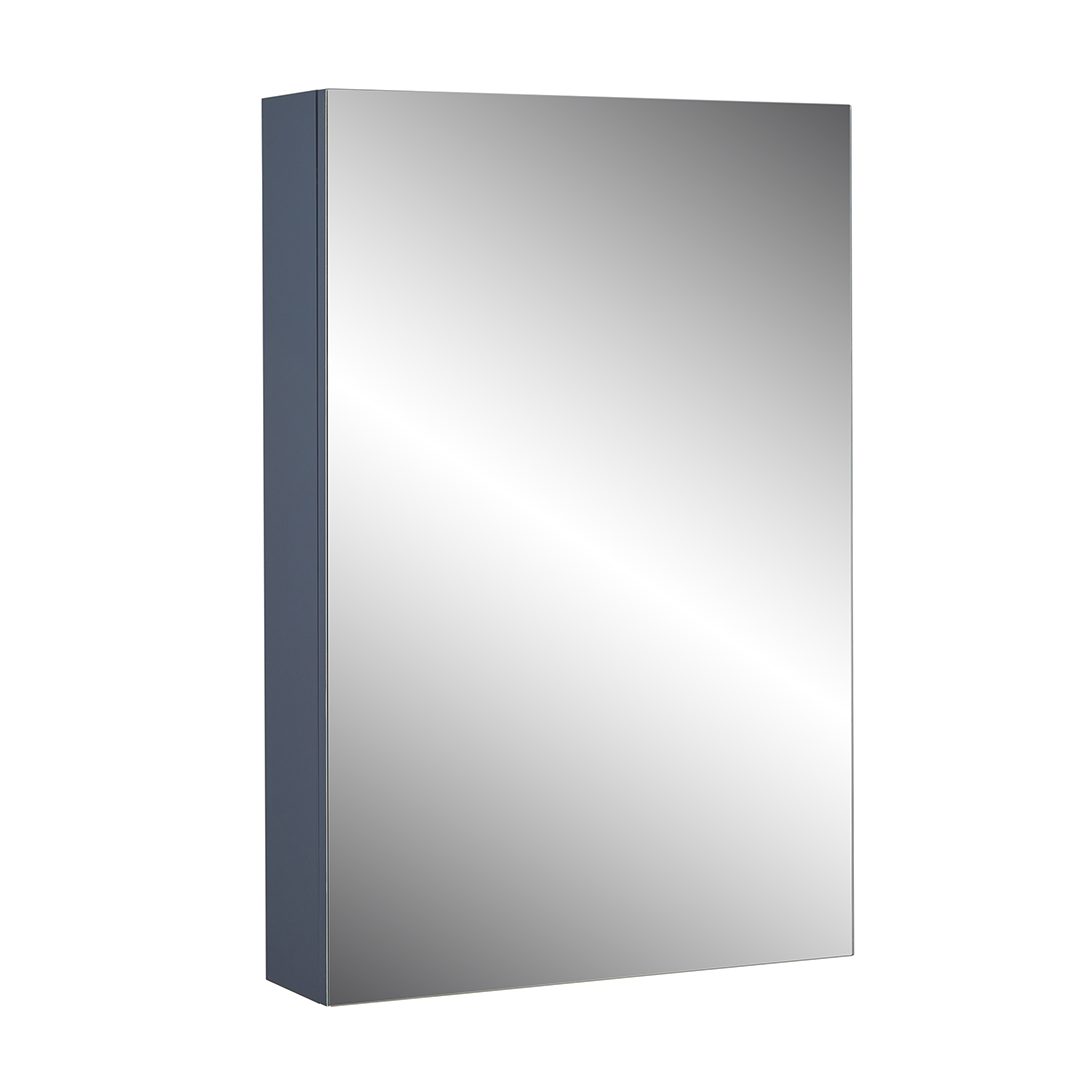 Elegant Haven Lomond 500mm 1 Door Storm Blue Bathroom Mirror Cabinet