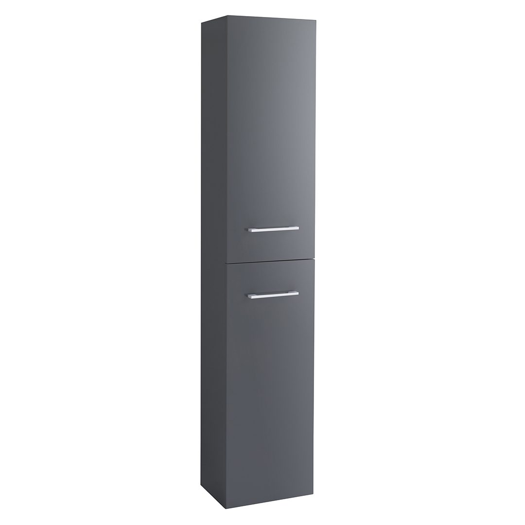 Elegant Haven Lomond 1600 Gloss Anthracite Wall Mounted Tallboy Unit