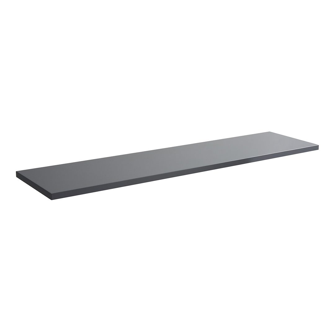 Elegant Haven Lomond 1000 Gloss Anthracite Single Worktop