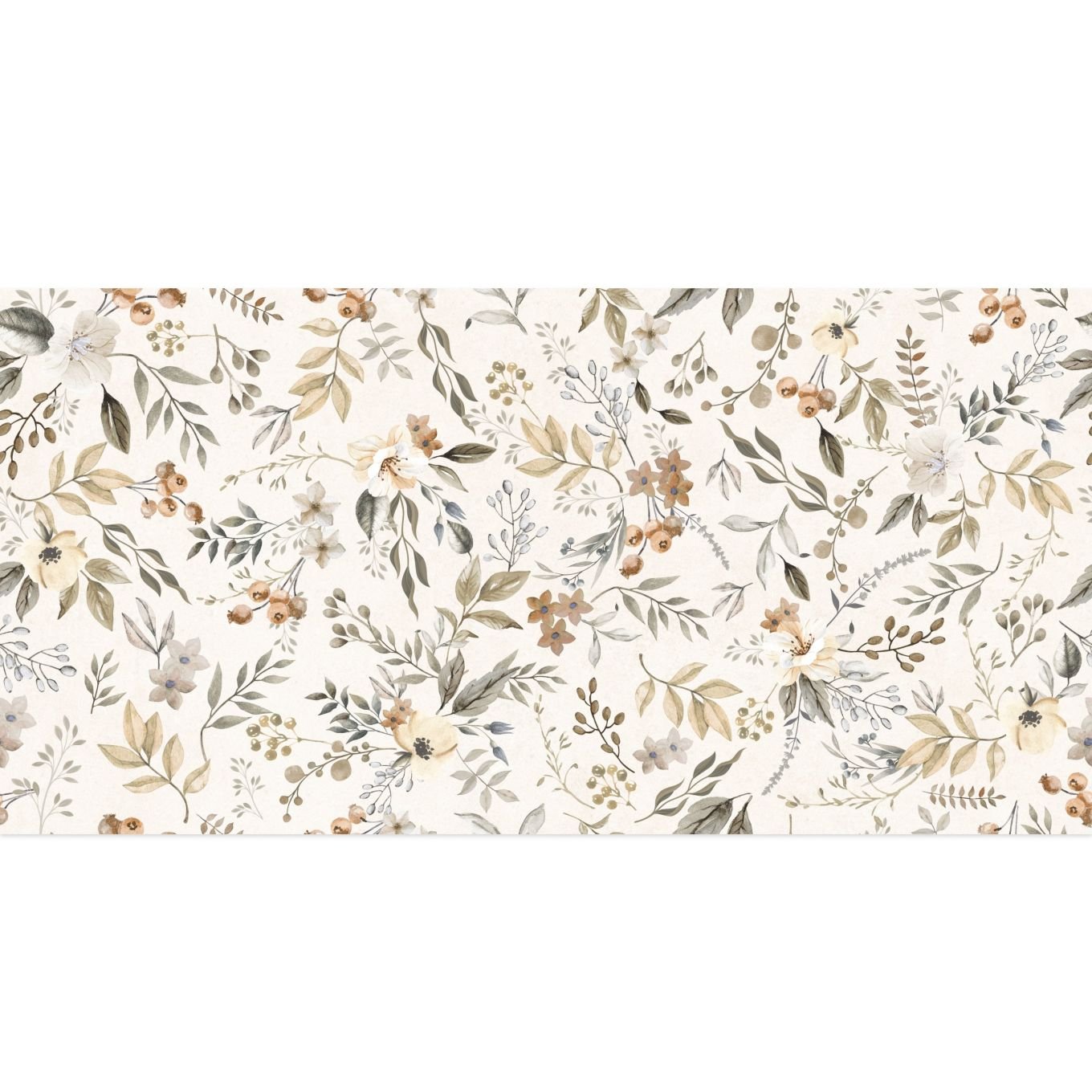 Bonito Autumn Floral Matt Porcelain Tile 1200x600mm