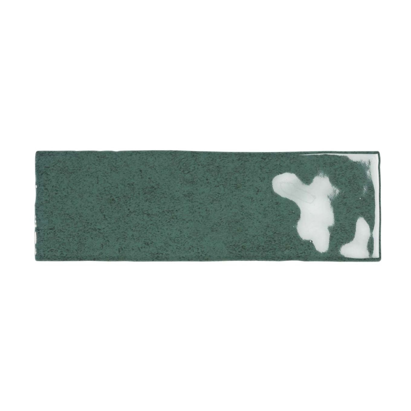 Napoli Verde Gloss Porcelain Brick Tile 200x65mm