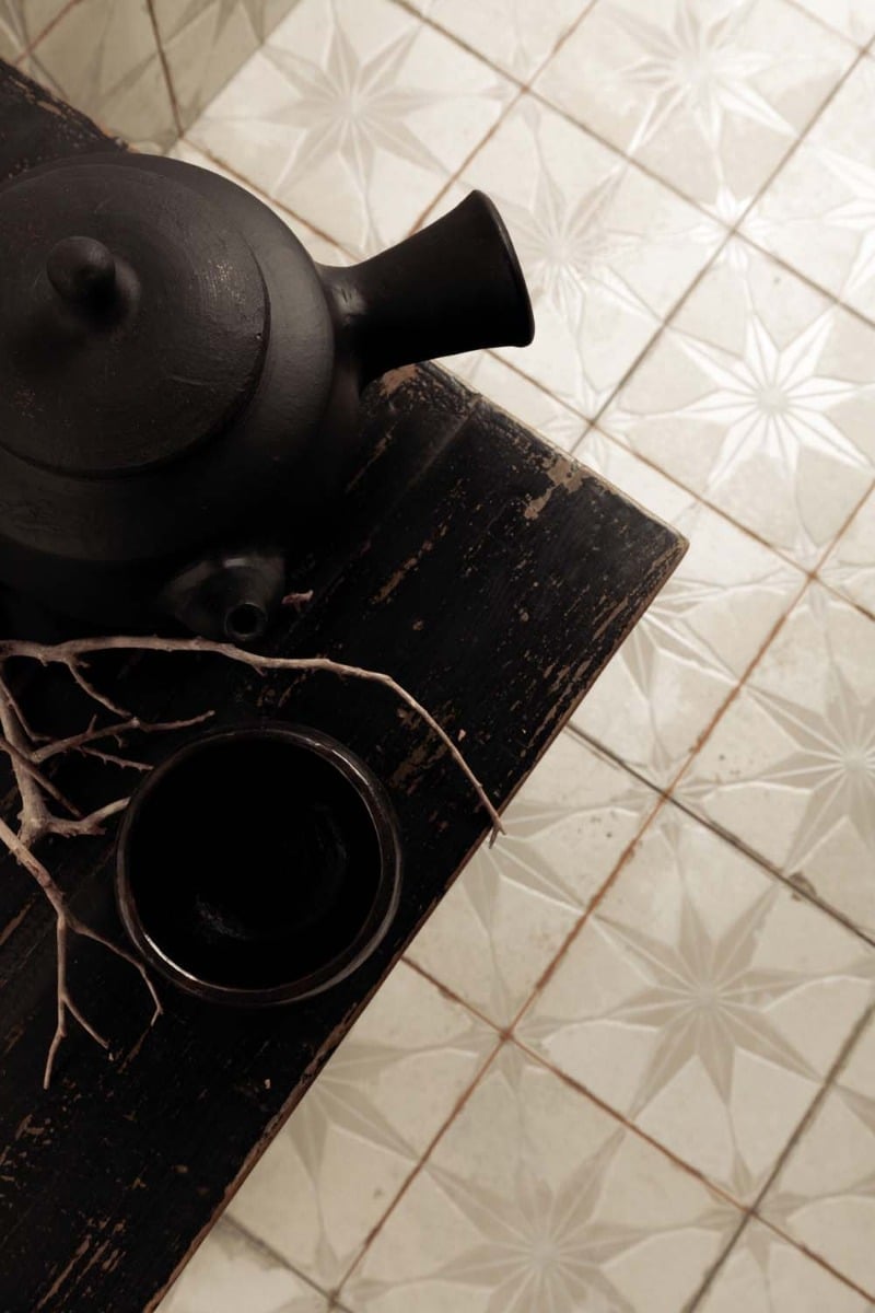 Hades Star White Lappato Ceramic Tile 450x450mm