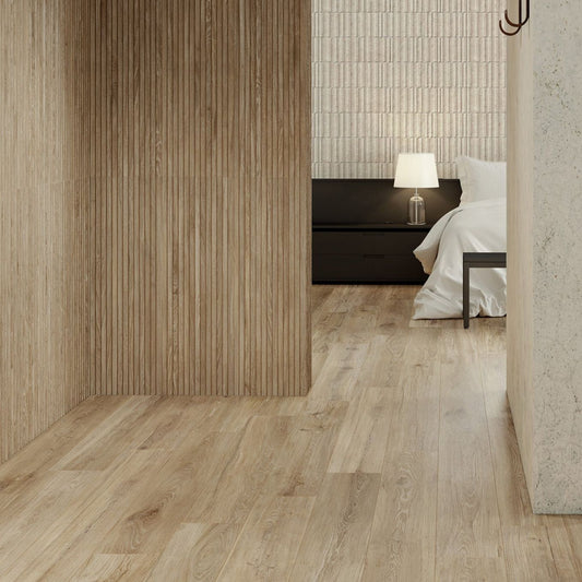 Matterhorn Taupe Matt Porcelain Tile 1215x195mm