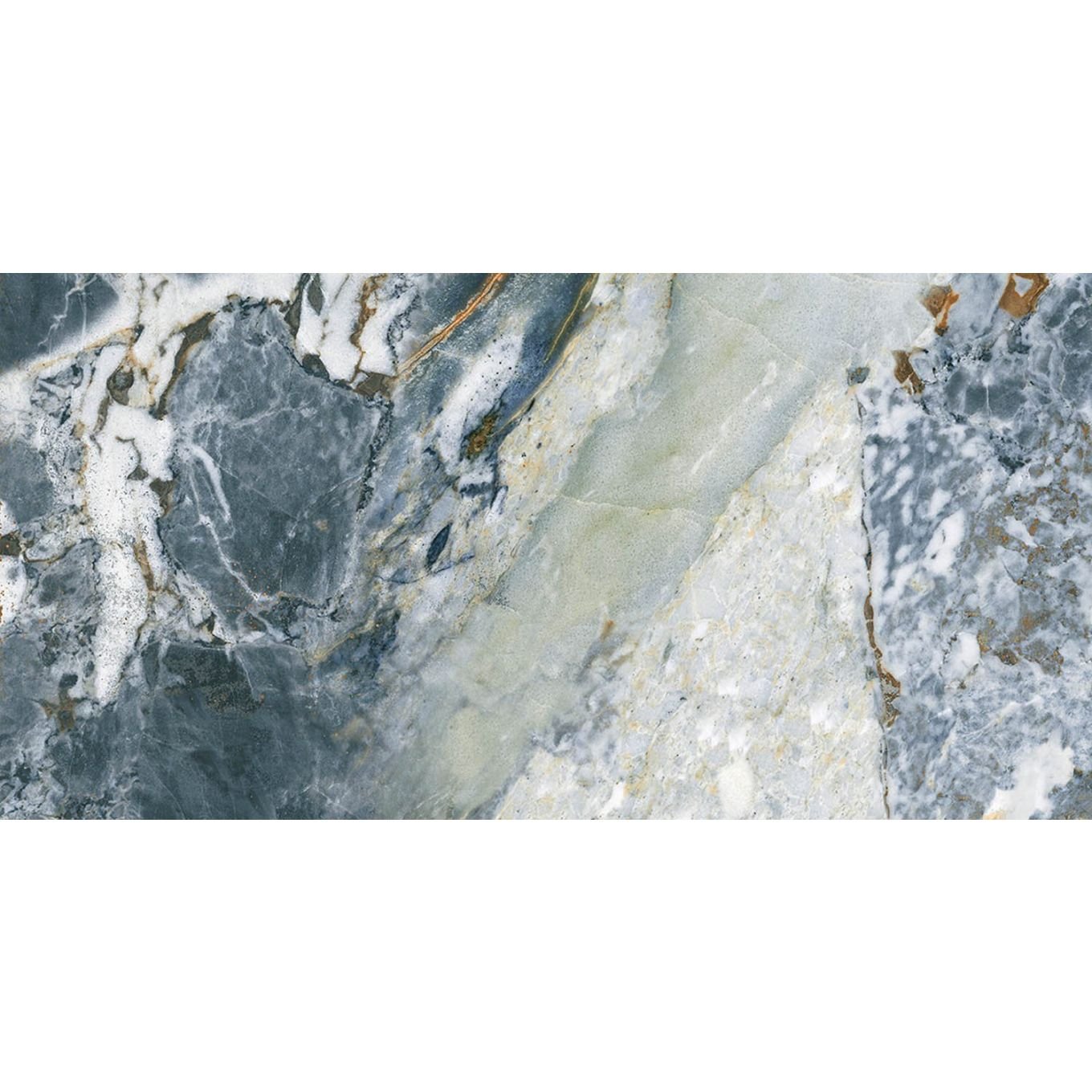 Hansell Blue Super Polished Porcelain Tile 1200x600mm