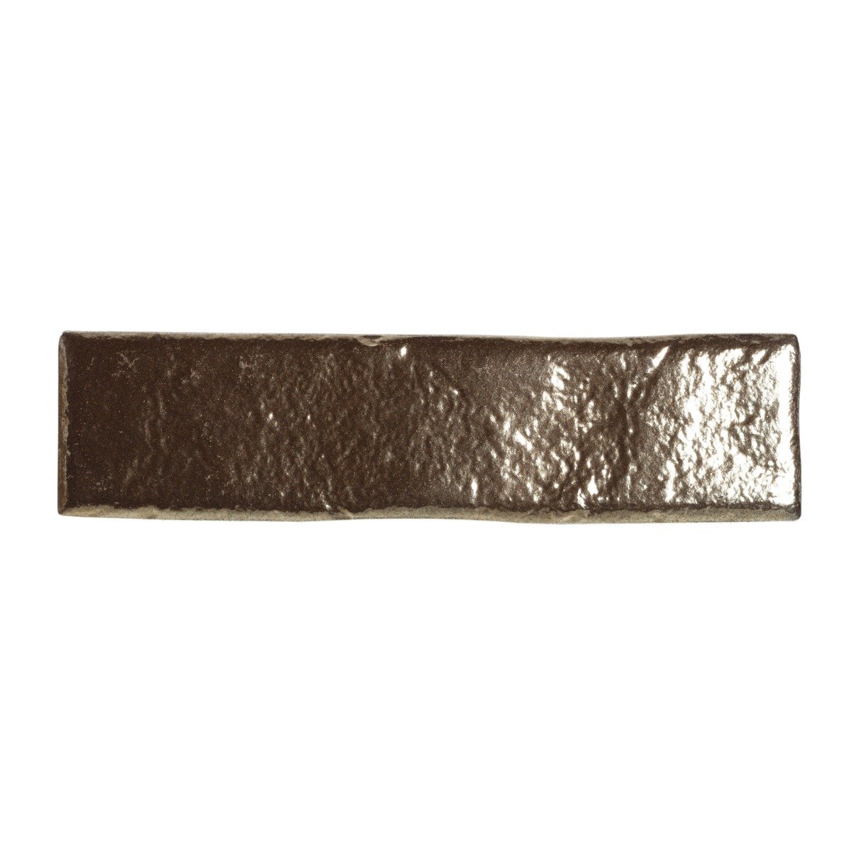 Orient Silver Metallic Porcelain Brick Tile 70x280mm