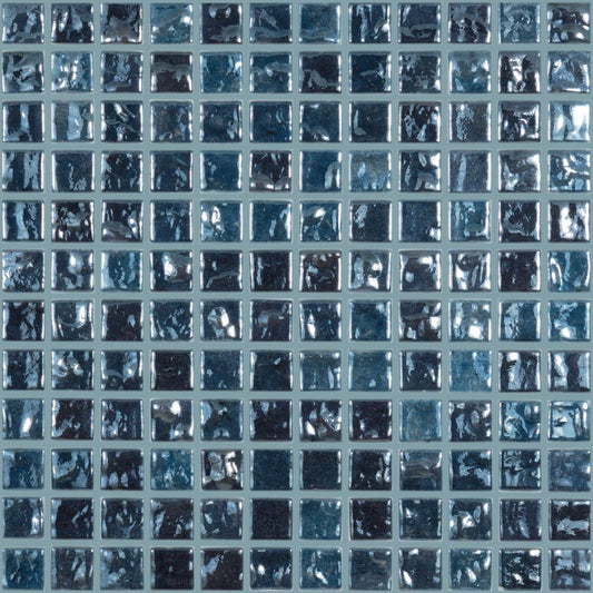 Lull Blue Glass Mosaic Tile 315x315mm
