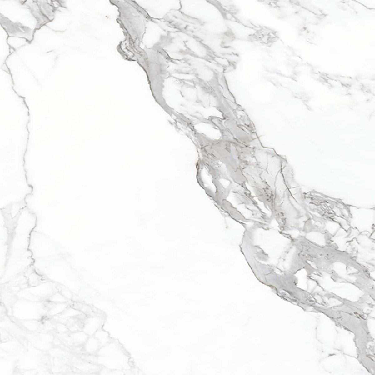 Infinite Marble White Gloss Porcelain Tile 600x600mm