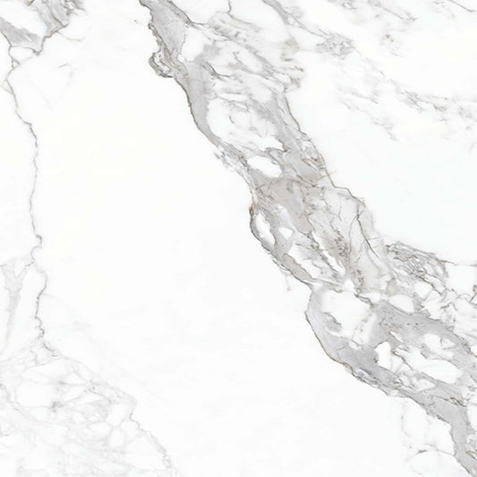 Infinite Marble White Gloss Porcelain Tile 600x600mm