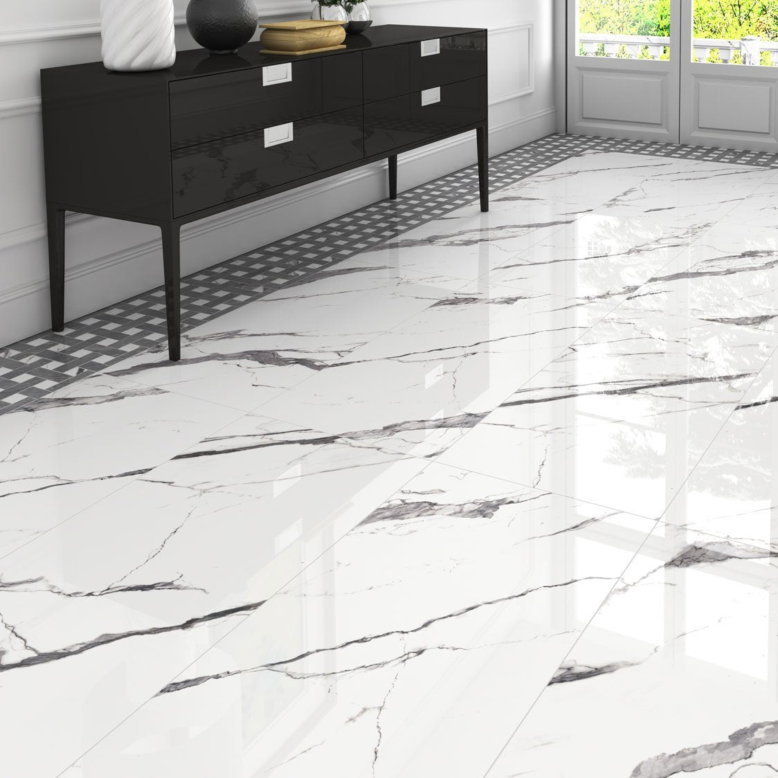 Scalpello Marble Porcelain Matt Tile 500x500mm