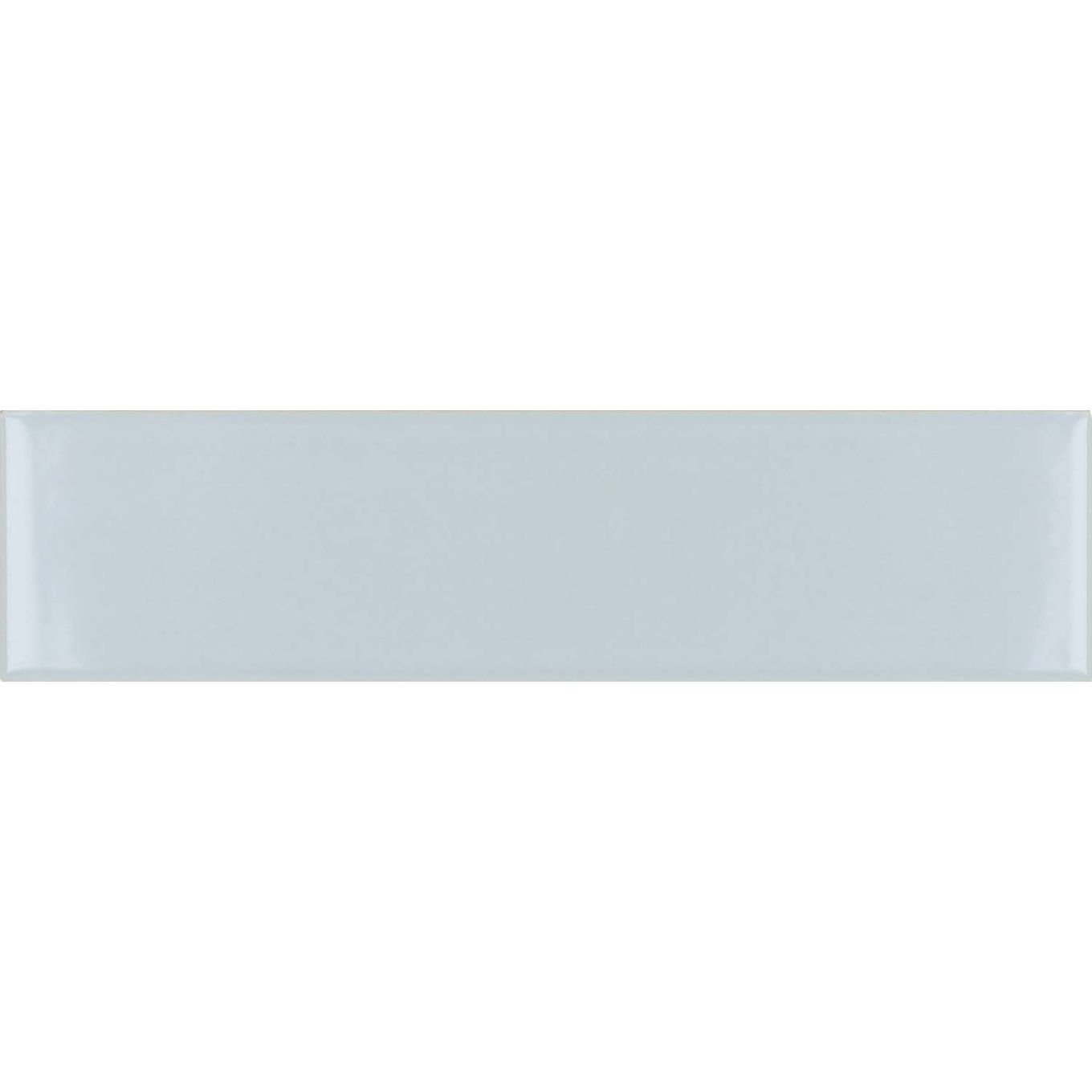 Accordion Baby Blue Matt Ceramic Brick Tile 200x50mm