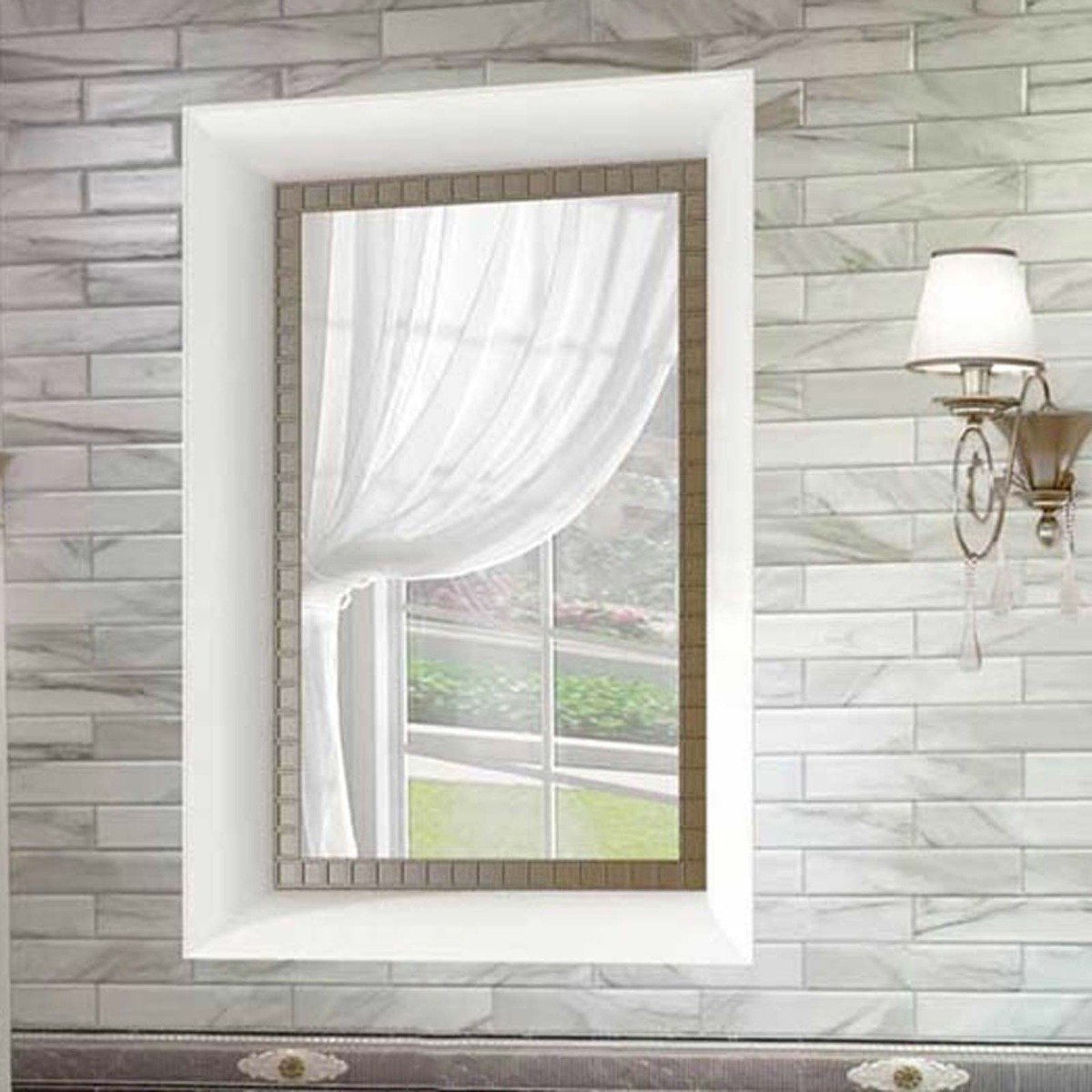 Dolchi Vita White Ceramic Tile 300x73mm