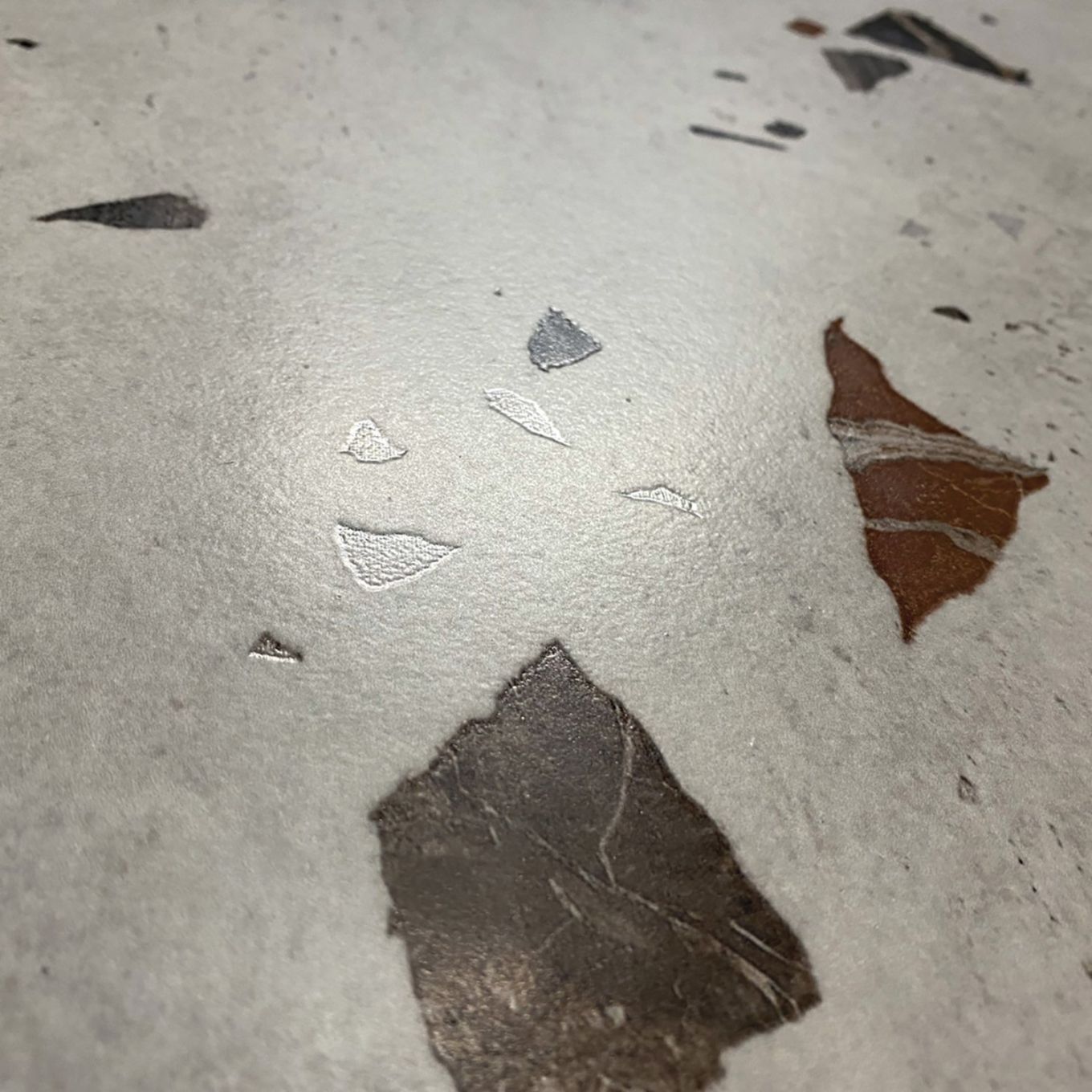 Bono Pearl Grey Matt Porcelain Terrazzo Tile 600x600mm