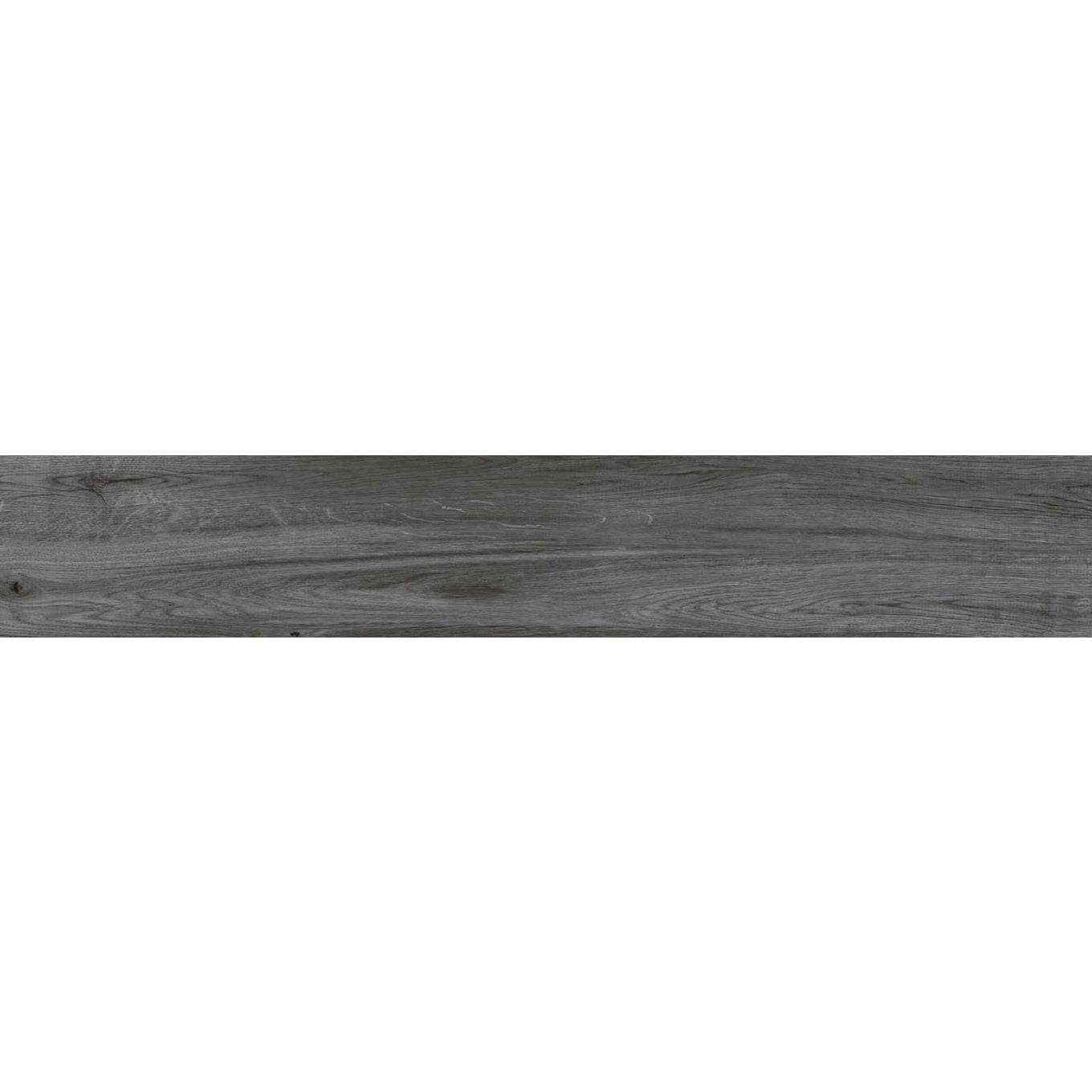 Duke Anthracite Wood Effect Matt Porcelain Tile 200x1200mm
