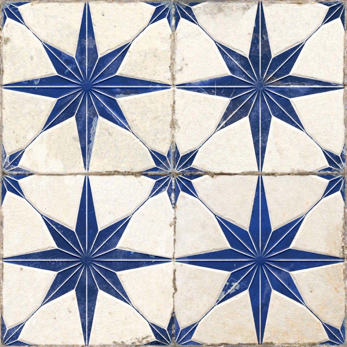 Hades Star Blue Lappato Ceramic Tile 450x450mm