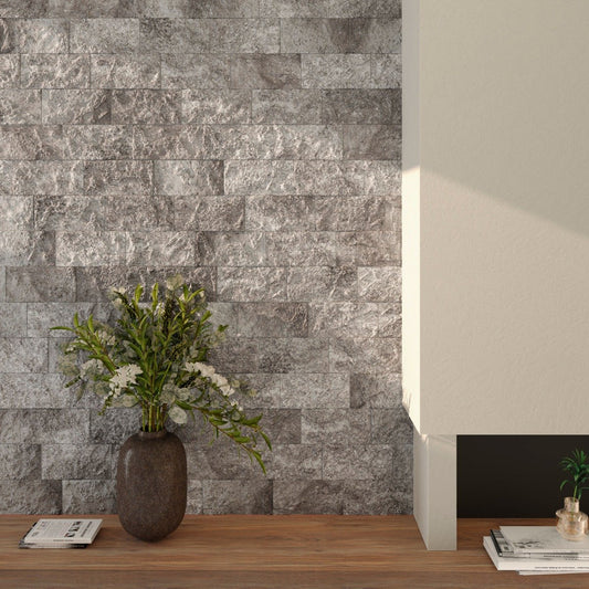 Oakland Perla Textured Porcelain Tile 250x125mm