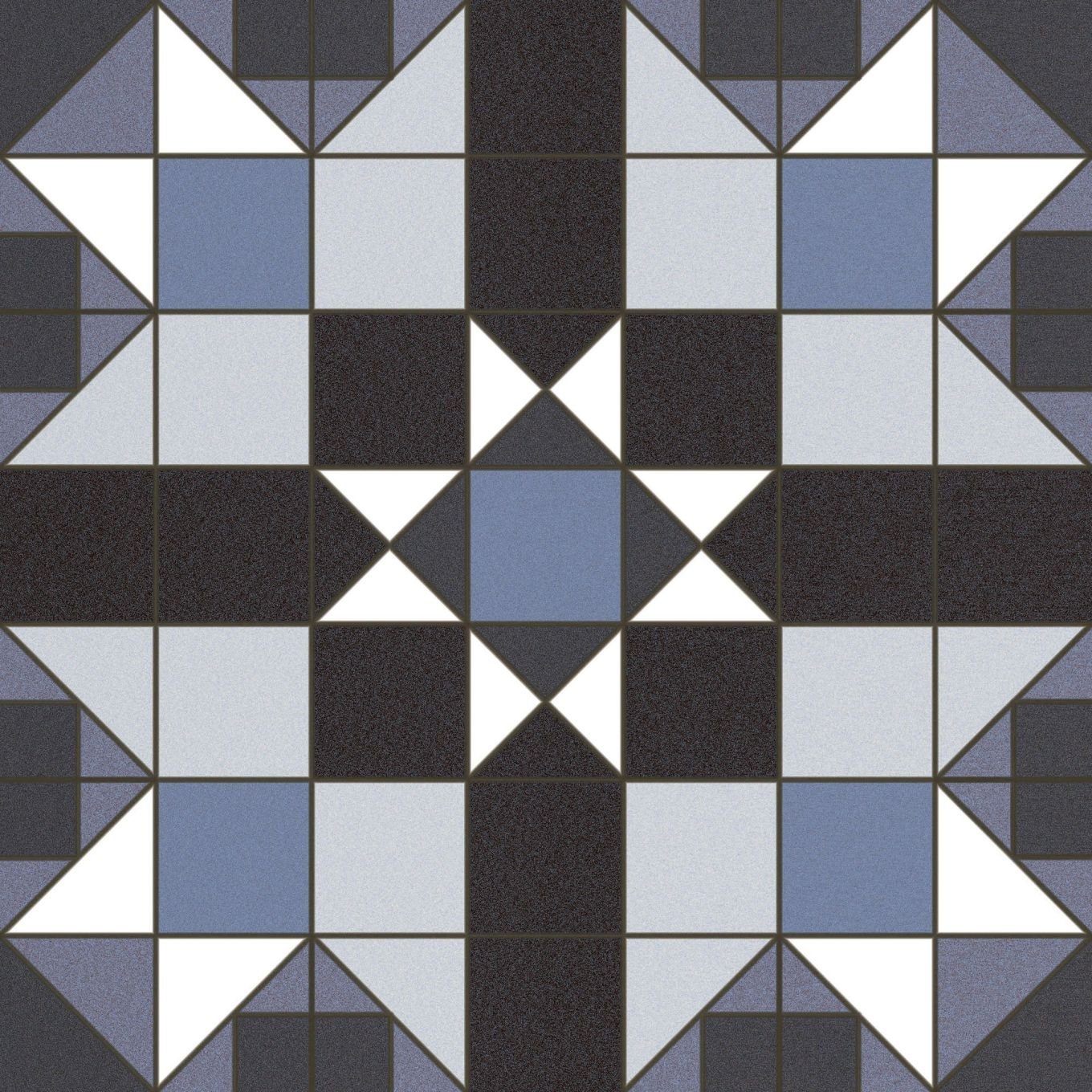 Vincent Azul Matt Ceramic Tile 450x450mm