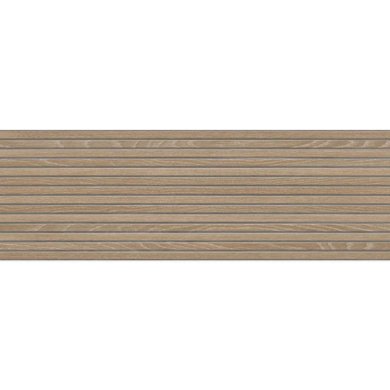 Madera Decor Miel Matt Ceramic Slatted Wood Tile 1200x400mm