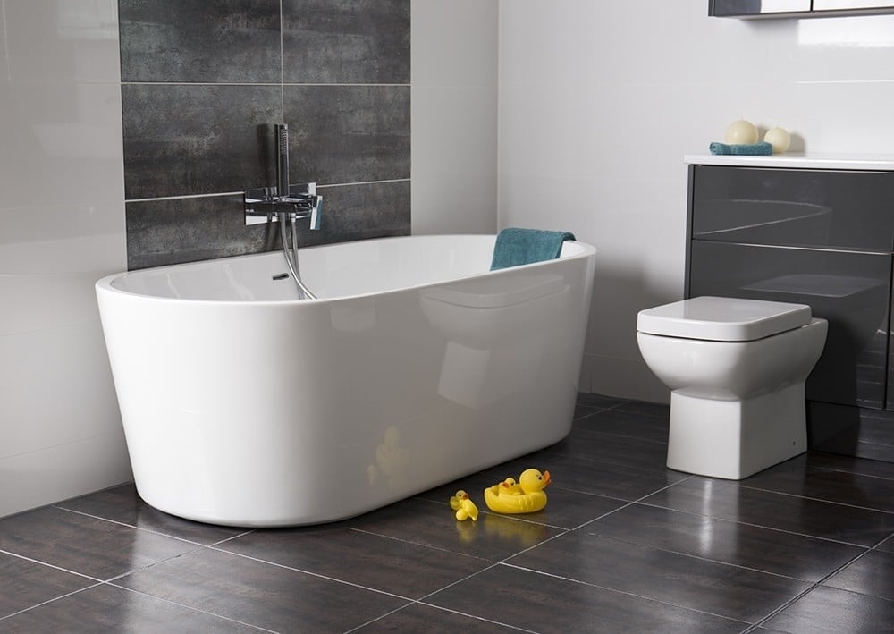 Blanco White Gloss Ceramic Wall Tile 250x500mm