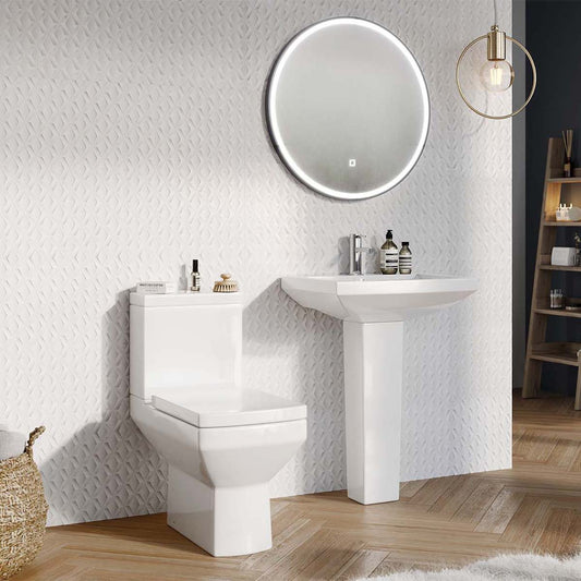 Rhythm White Matt Decor Ceramic Tile 300x900mm