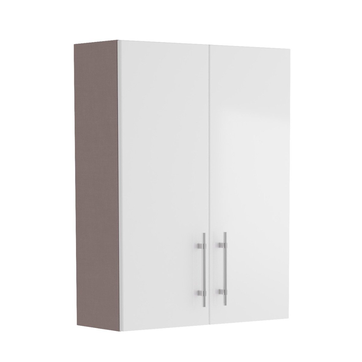 Surrey White Gloss Double Door Fitted Furniture Cabinet 500mm