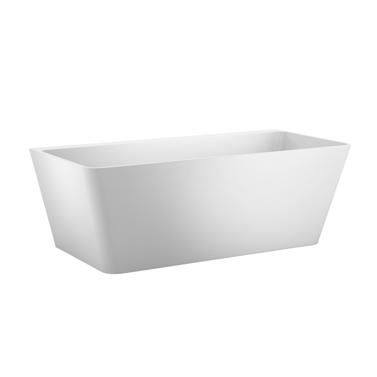 Milo White Freestanding Acrylic Bath 1680x800mm